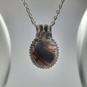 Brazilian rutilated Quartz necklace