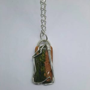 unakite necklace andean art