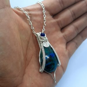 chrysocolla necklace