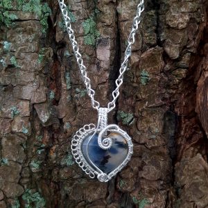 Andean opal heart